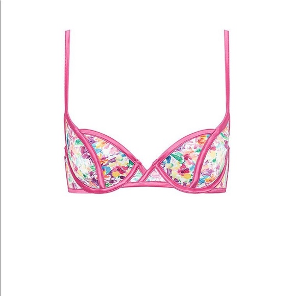 For Love & Lemons Watercolor Floral Bra - Picture 5 of 8